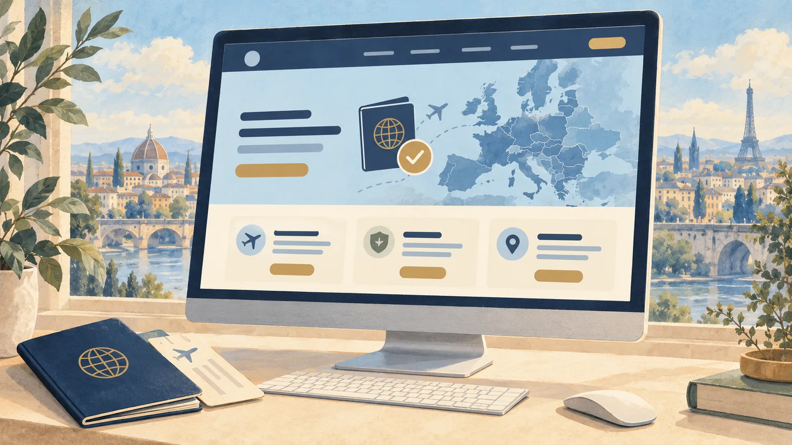 EU 공식 ETIAS 안내 웹사이트 화면